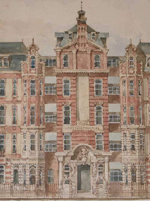 Painting of the royal homeopathic hospital